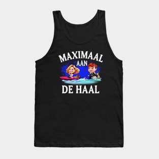 Dutch T-Shirt Willem Alexander & Maxima Funny Cartoon Dutch Text Tee Netherlands Royal Family T Shirt Holland Orange Top Kings Day Outfit Tank Top